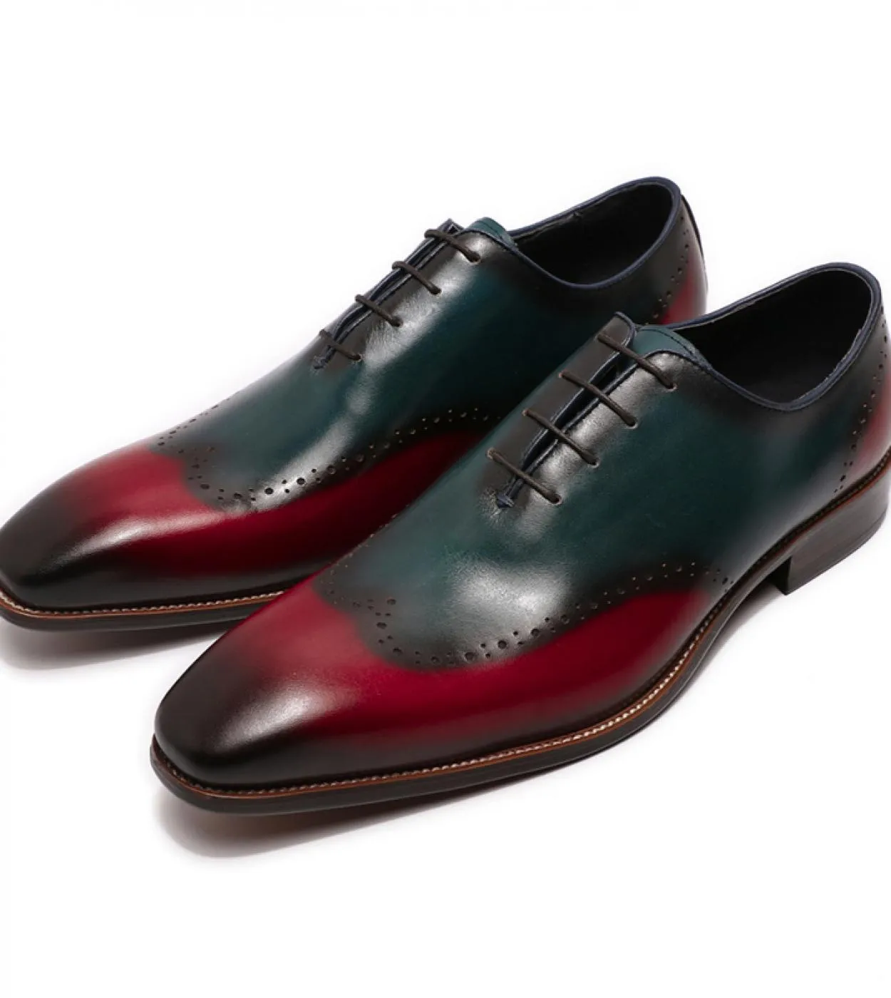 Scarpe eleganti da uomo Scarpe eleganti da cerimonia di lusso da uomo Scarpe blu di lusso da uomo di grandi dimensioni