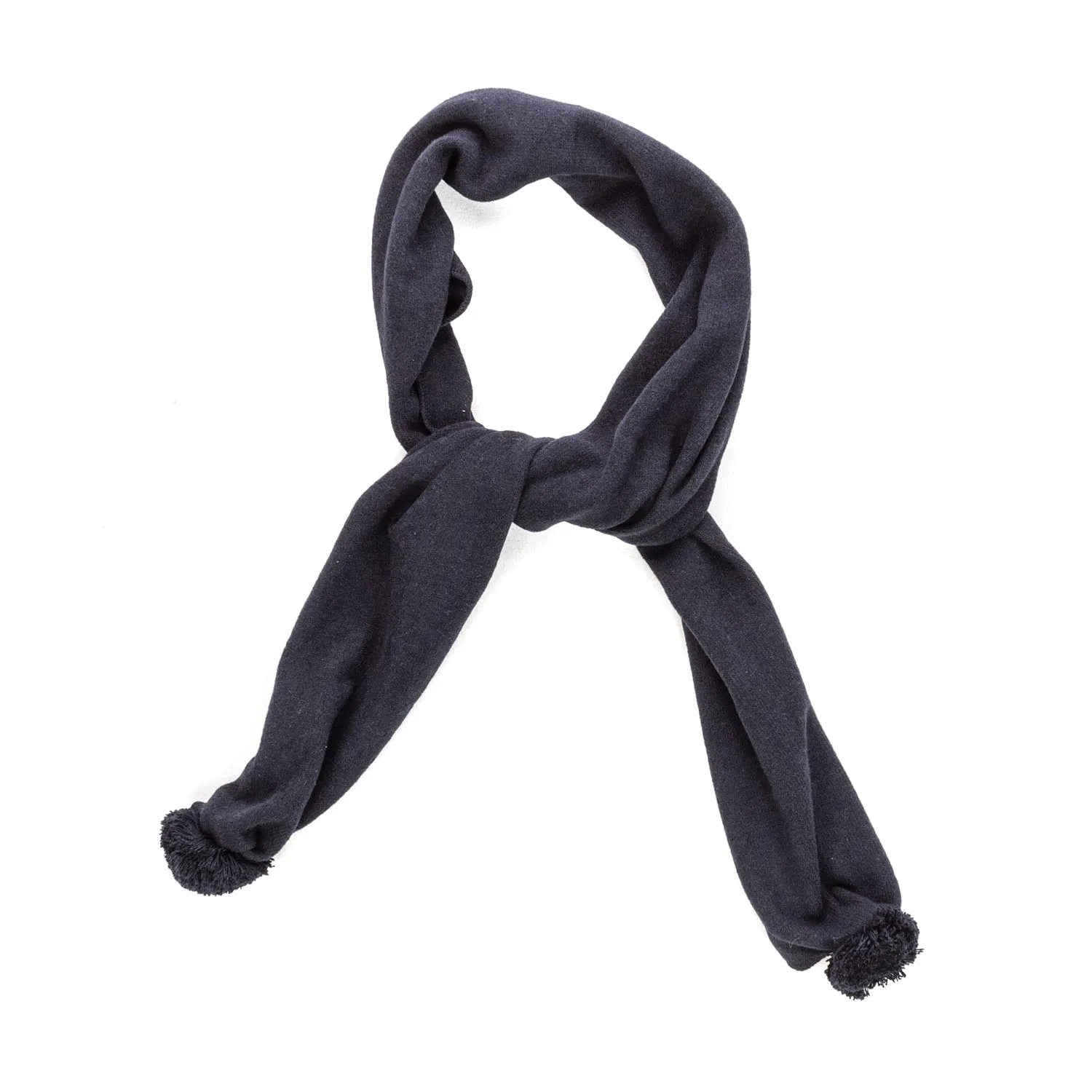 Sciarpa Blu Pompon Bimba
