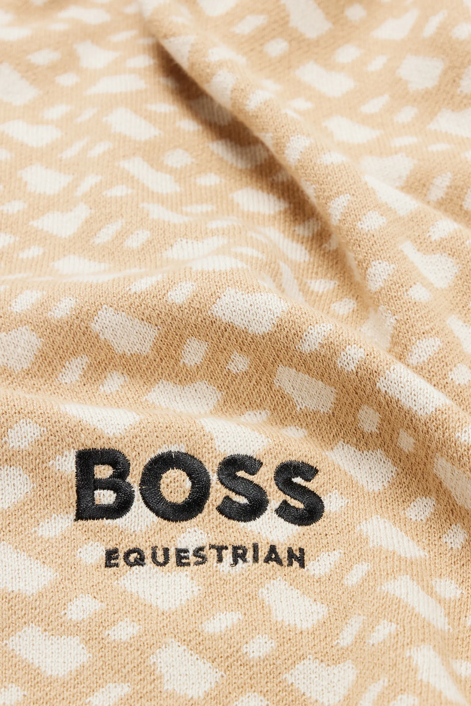 Sciarpa con monogramma Boss