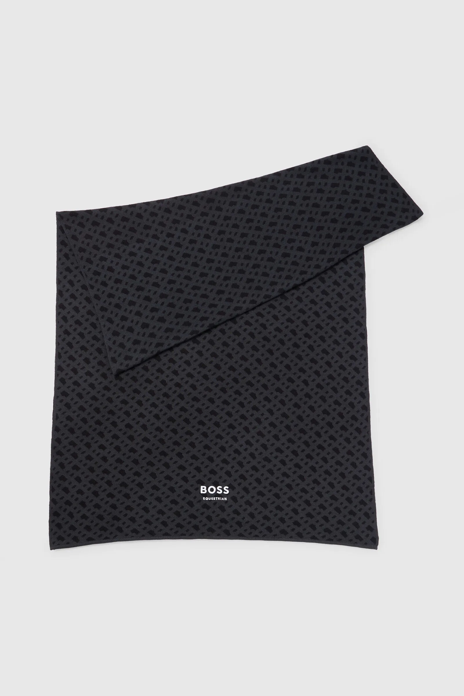 Sciarpa con monogramma Boss