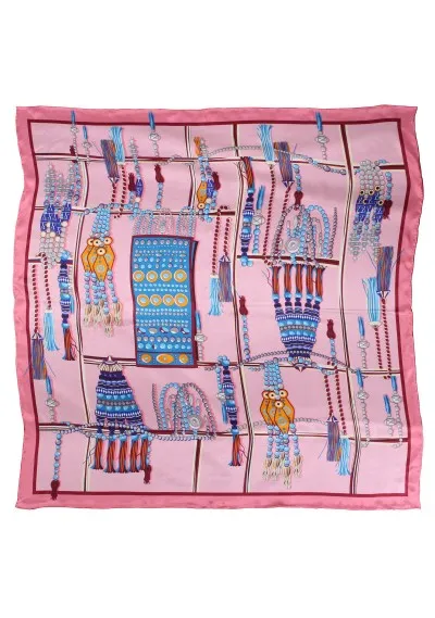 Sciarpa oversize modello di design rosa