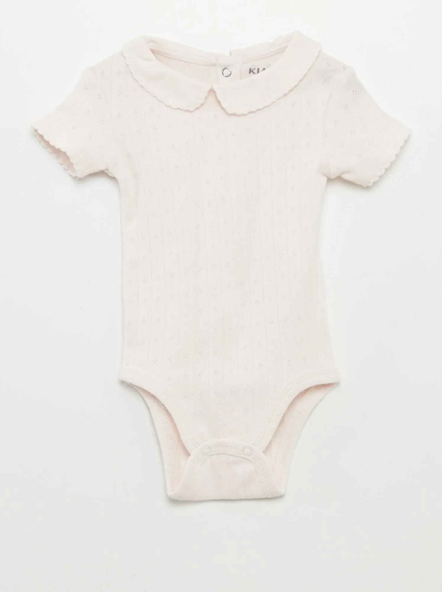 Set di 2 body in maglia pointelle - ROSA
