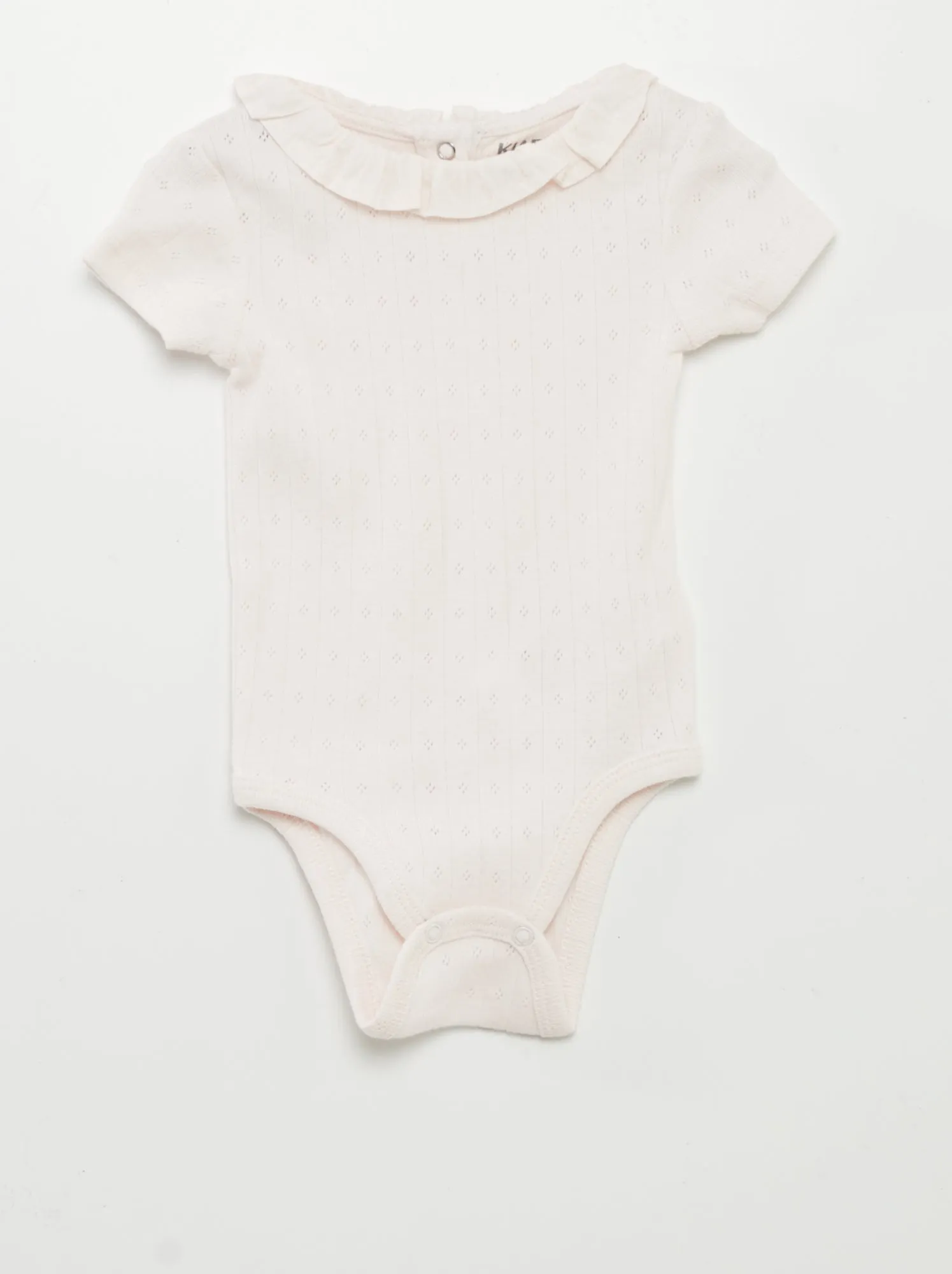 Set di 2 body in maglia pointelle - ROSA