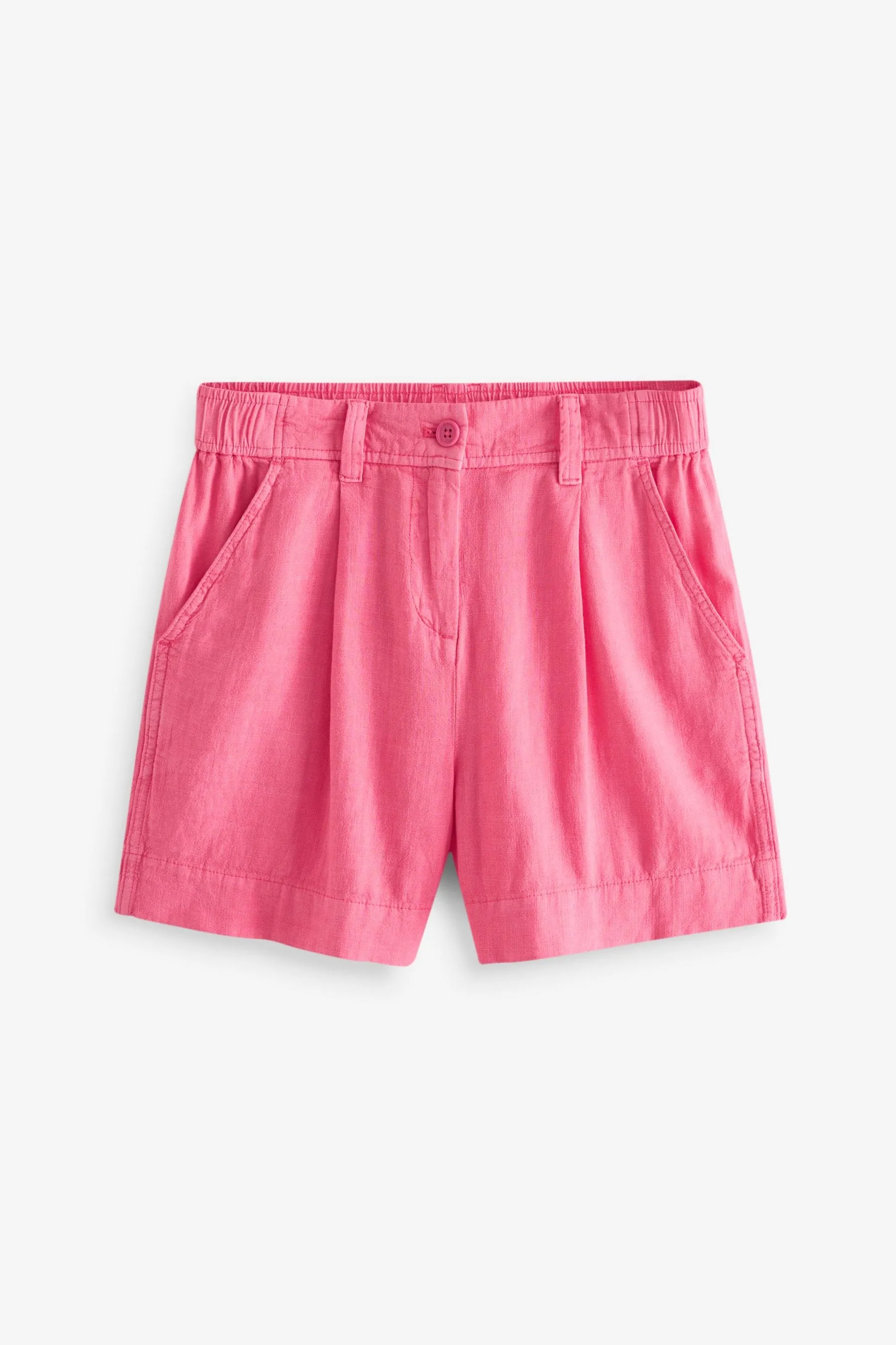 Shorts boyfriend in misto lino