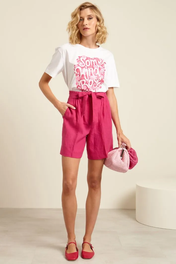 Shorts con cintura