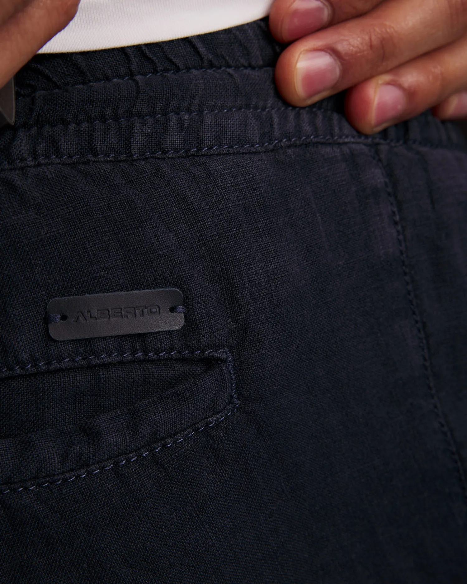 Shorts di lino Alberto House 61371528-898