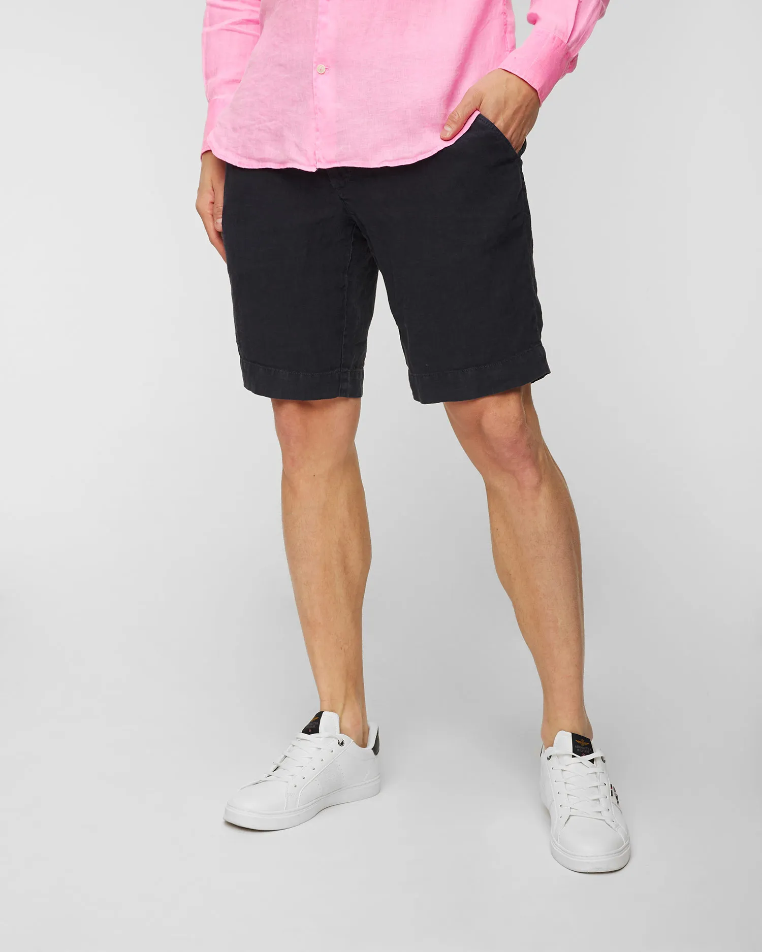 Shorts di lino Alberto House 61371528-898