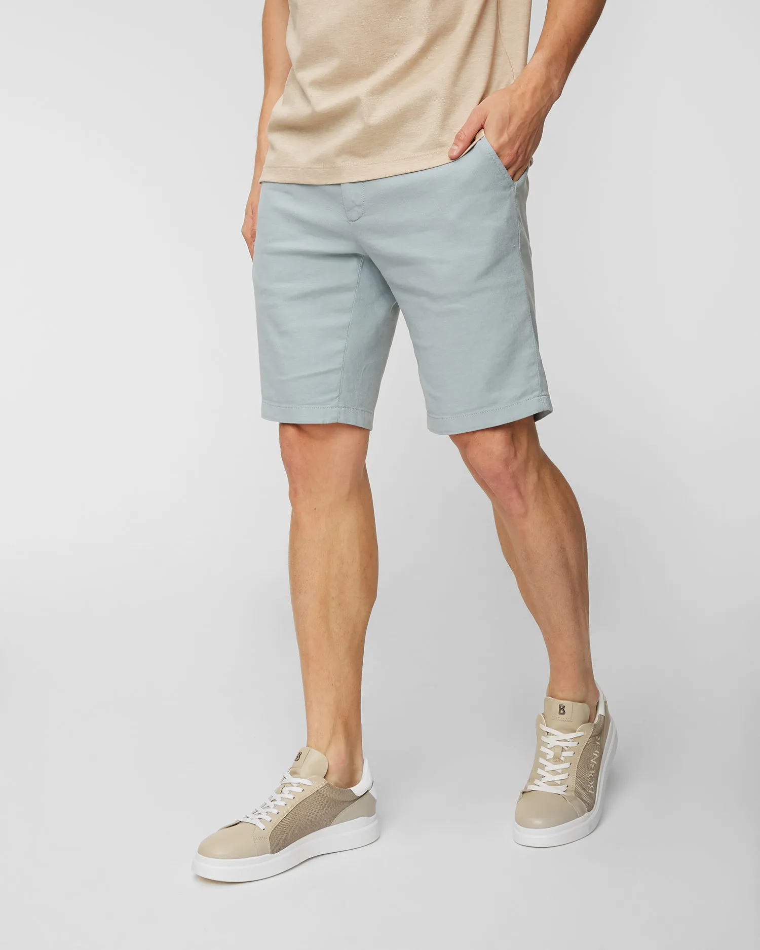 Shorts di lino Alberto Jump 30171732-810