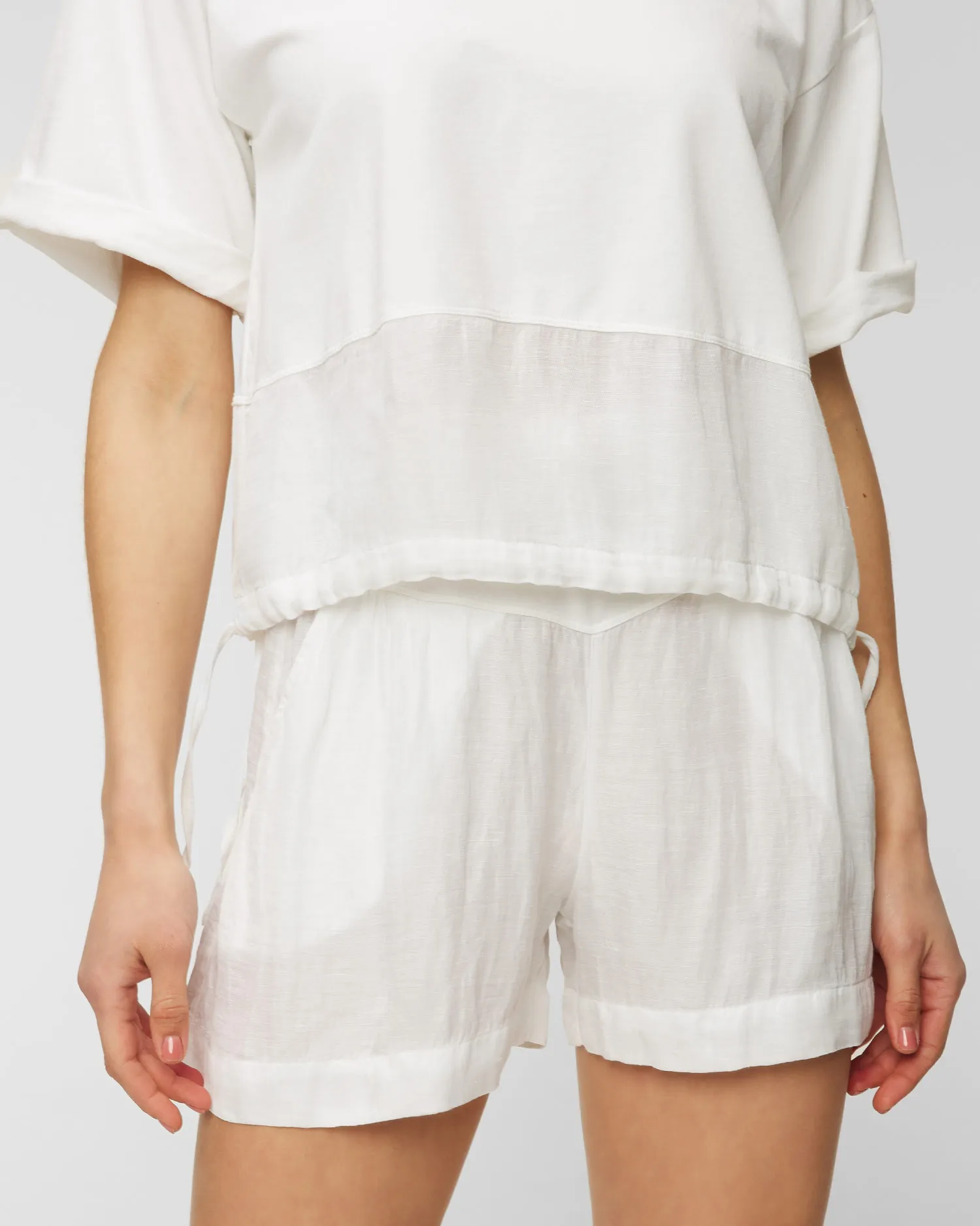 Shorts di lino Deha D83585-10001