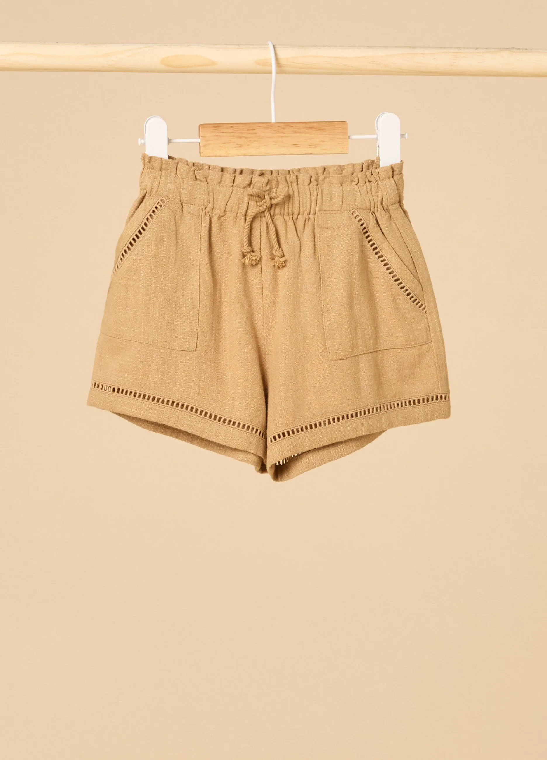 Shorts IANA misto lino neonata