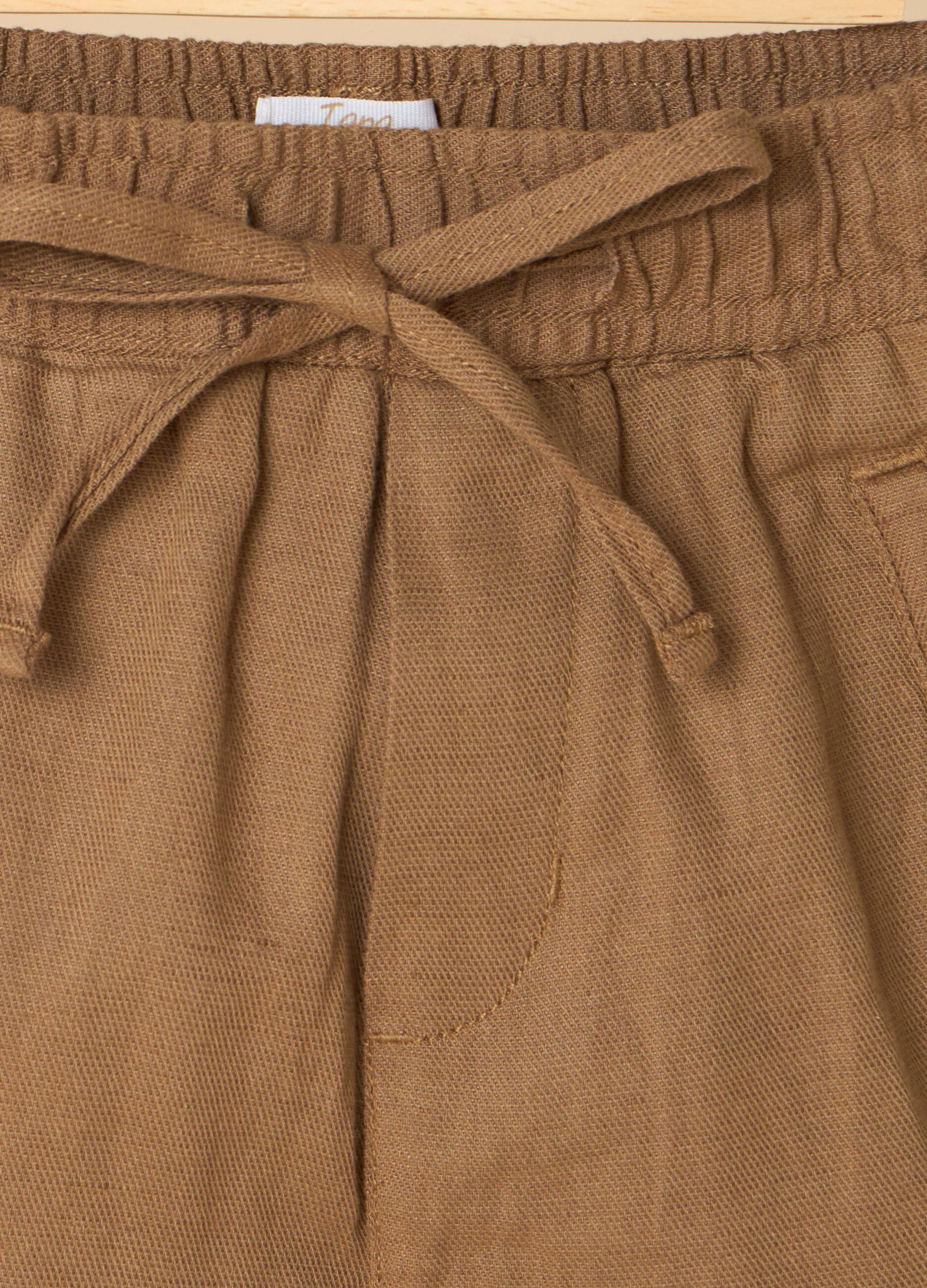 Shorts in misto lino