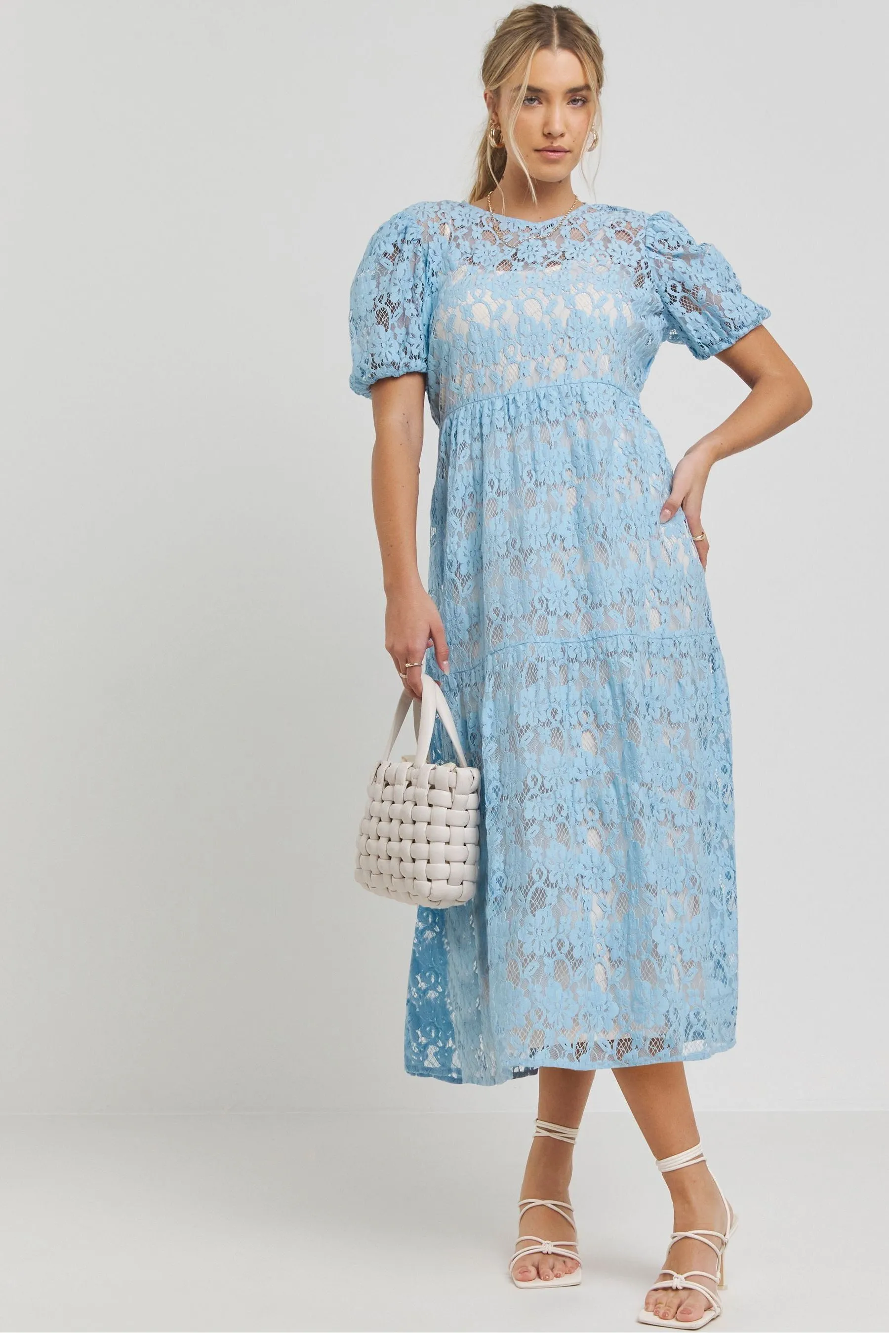 Simply Be Pizzo - Abito midi