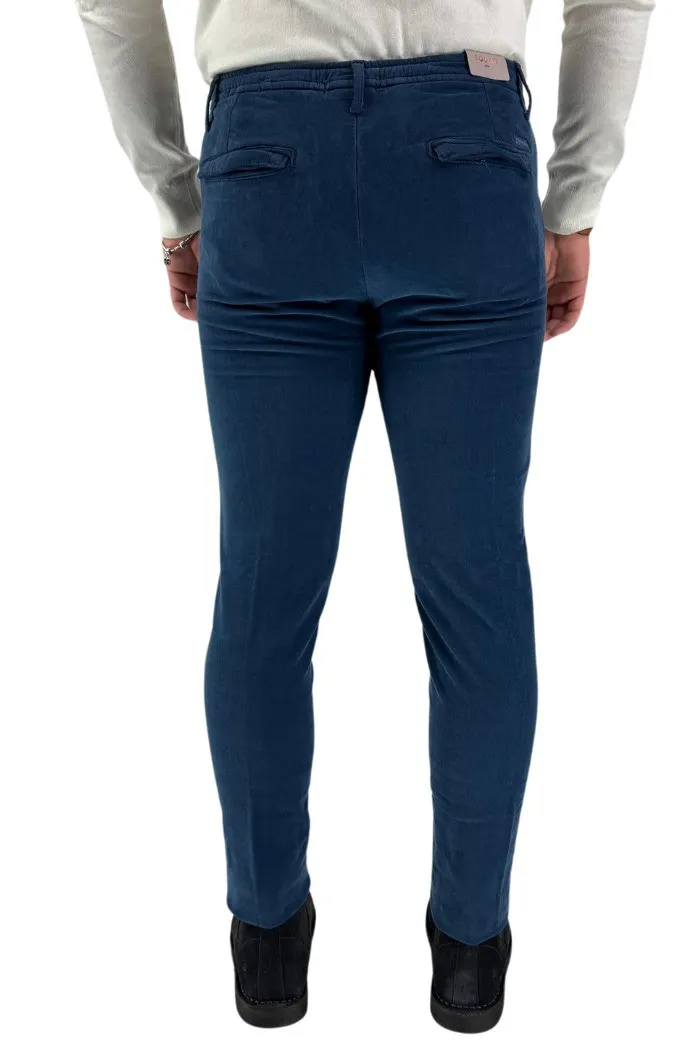 Squad2 pantalaccio in velluto con tasca america Klio