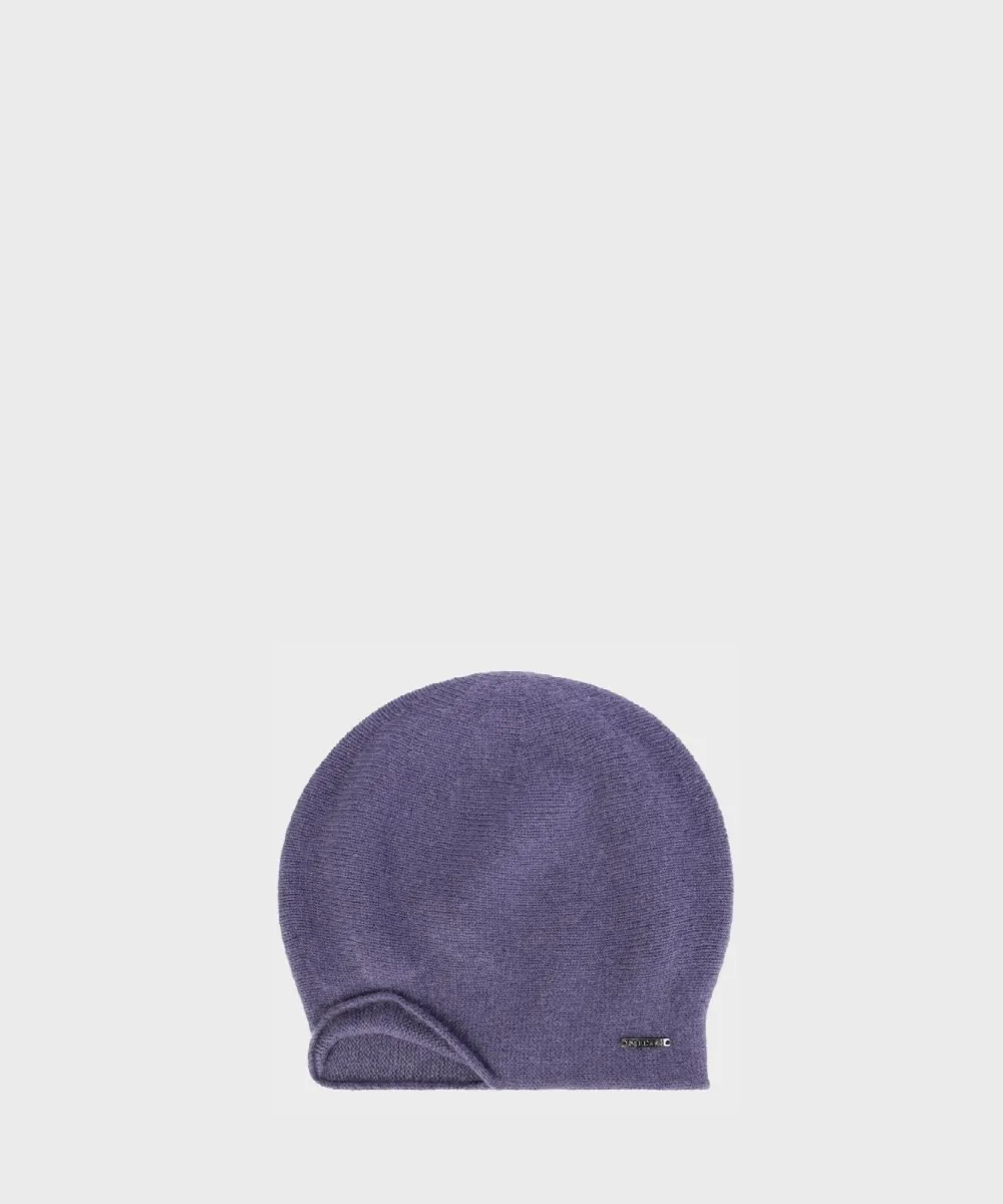 Stetson Beanie berretto a maglia in lana Merino, lavender