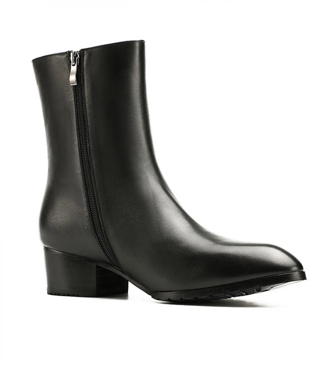 Stivali da uomo di tendenza britannica con tacchi alti 5 cm di altezza in vera pelle di lusso 2023 scarpe da festa per abiti inv