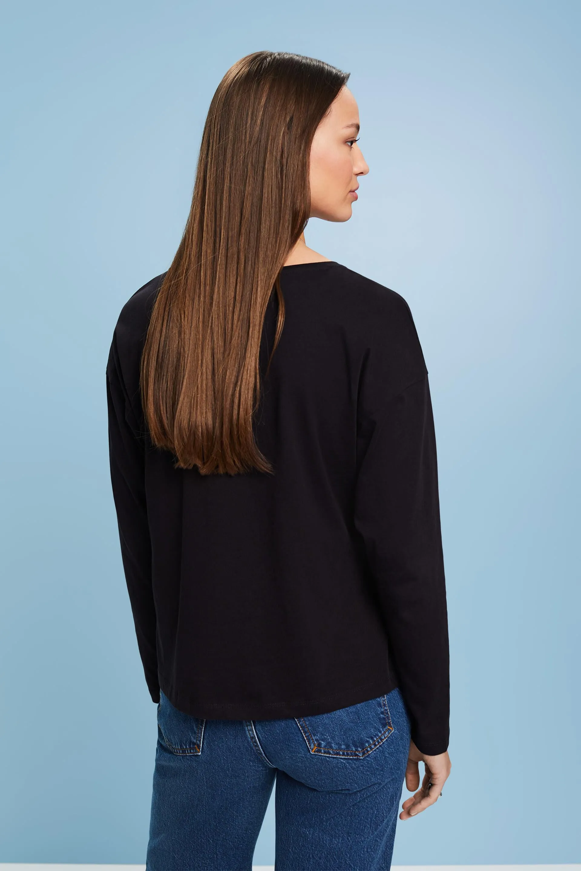 T-shirt con stampa a girocollo