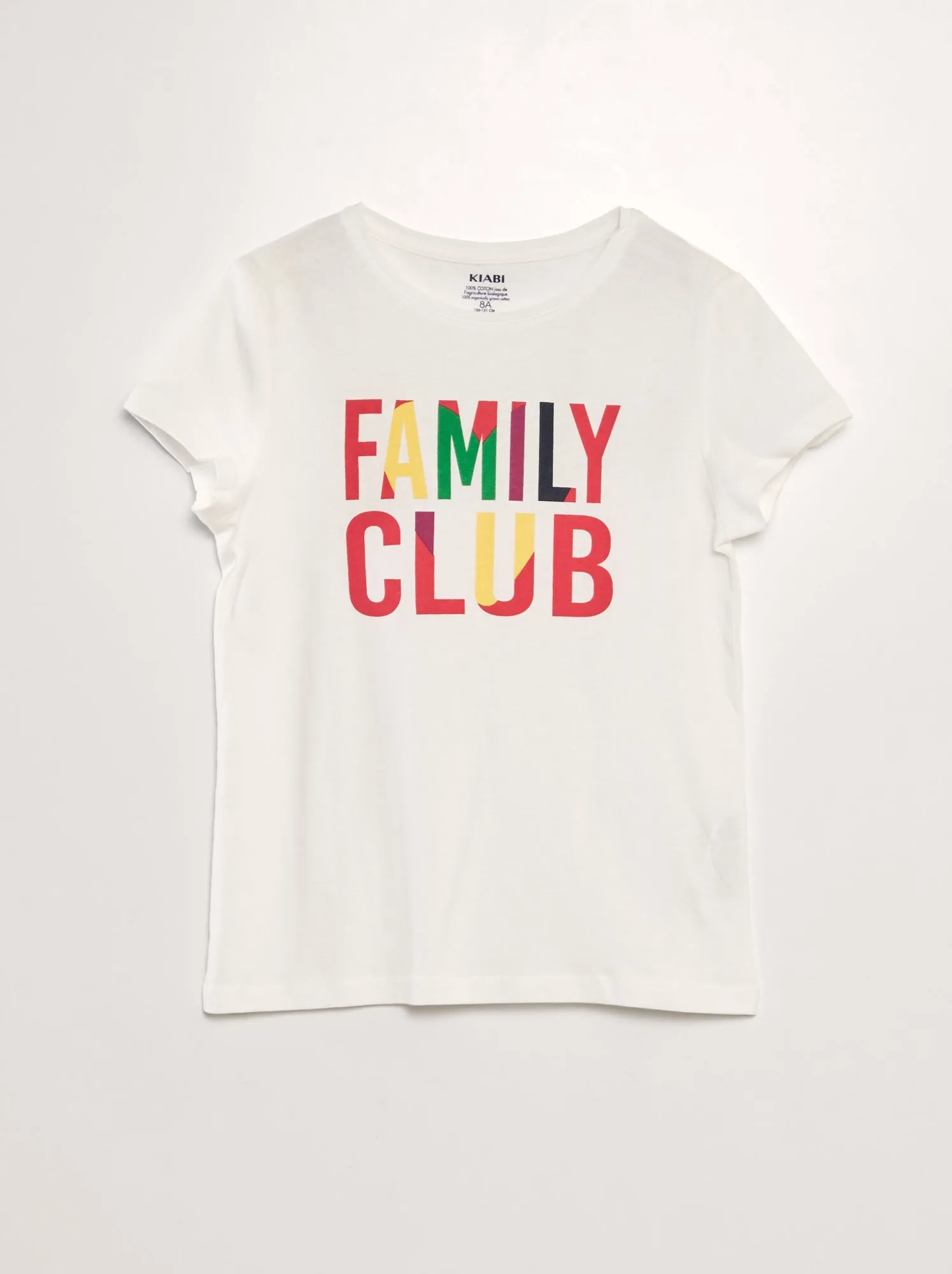 T-shirt stampata a maniche corte - BIANCO