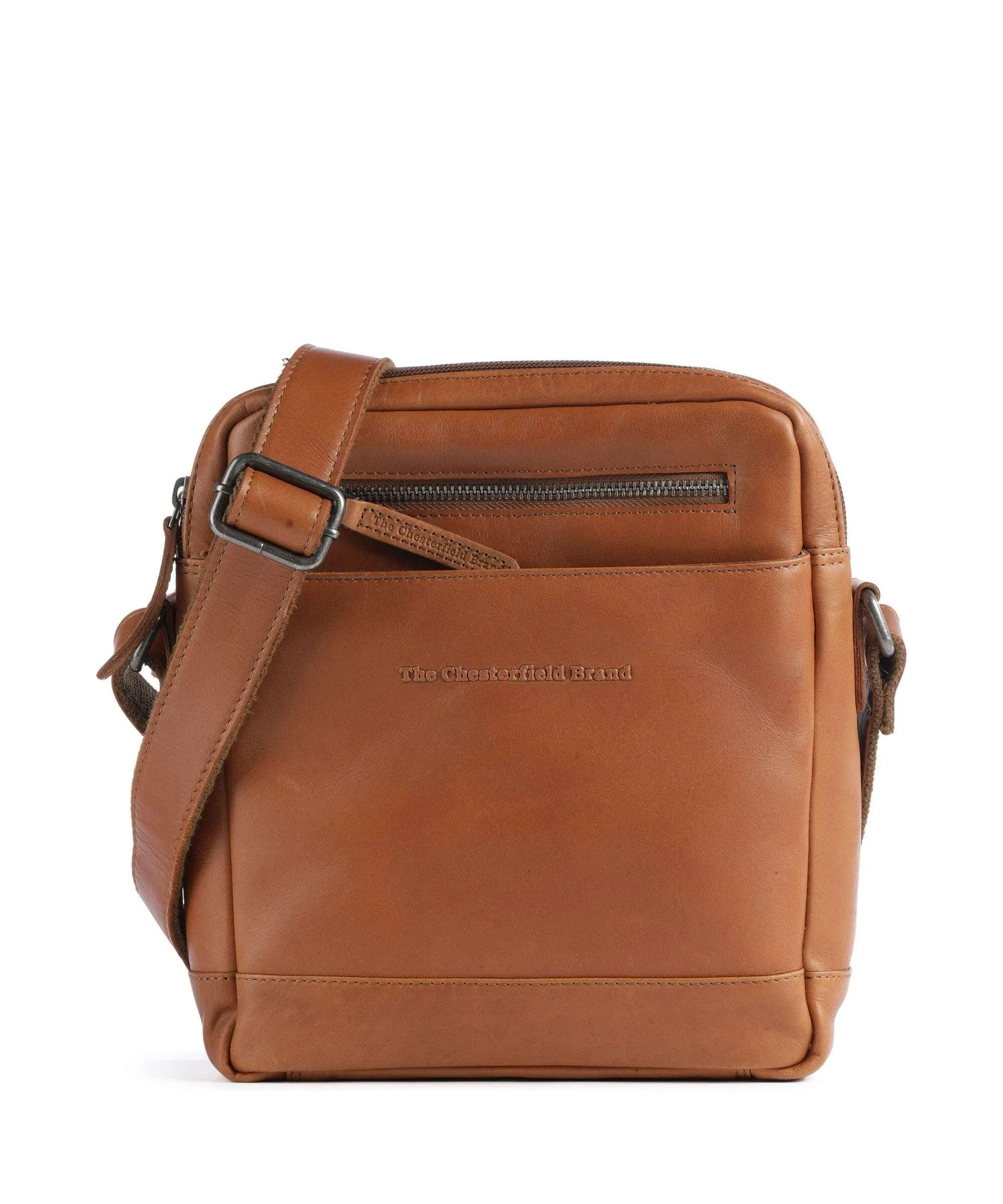 The Chesterfield Brand Cow Wax Pull Up Arnhem Borsa a tracolla pelle a grana fine cognac  