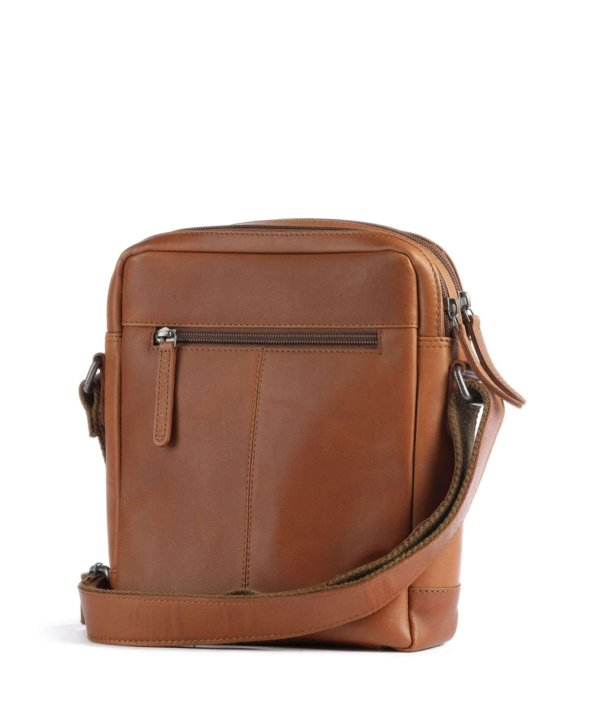  The Chesterfield Brand Cow Wax Pull Up Arnhem Borsa a tracolla pelle a grana fine cognac  
