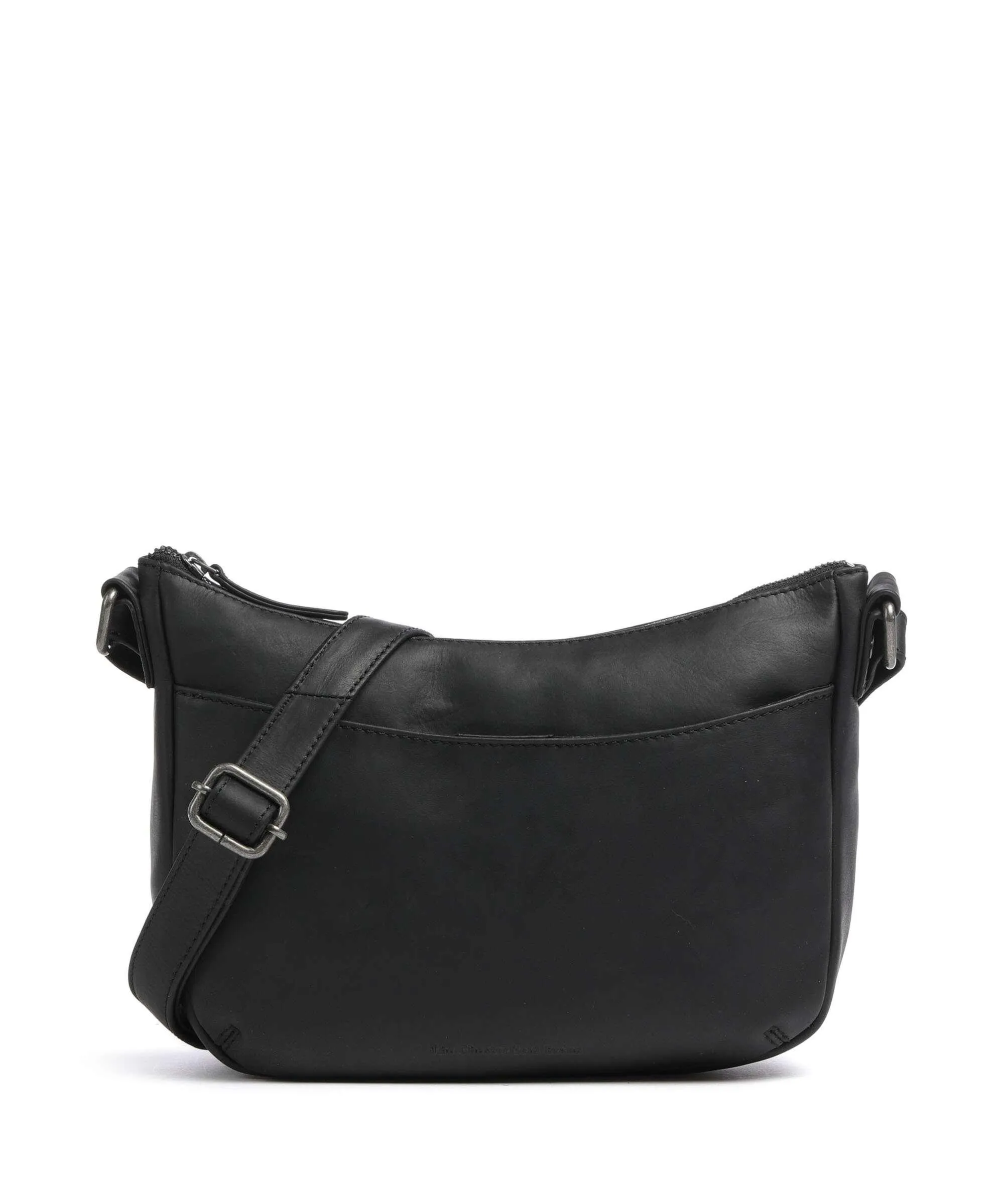 The Chesterfield Brand Cow Wax Pull Up Henderson Borsa a tracolla pelle a grana fine nero  