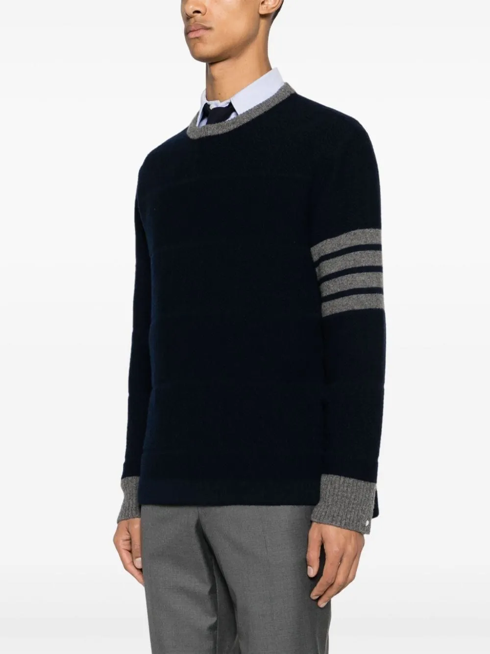   Thom Browne  Maglia in lana merino '4-bar'  