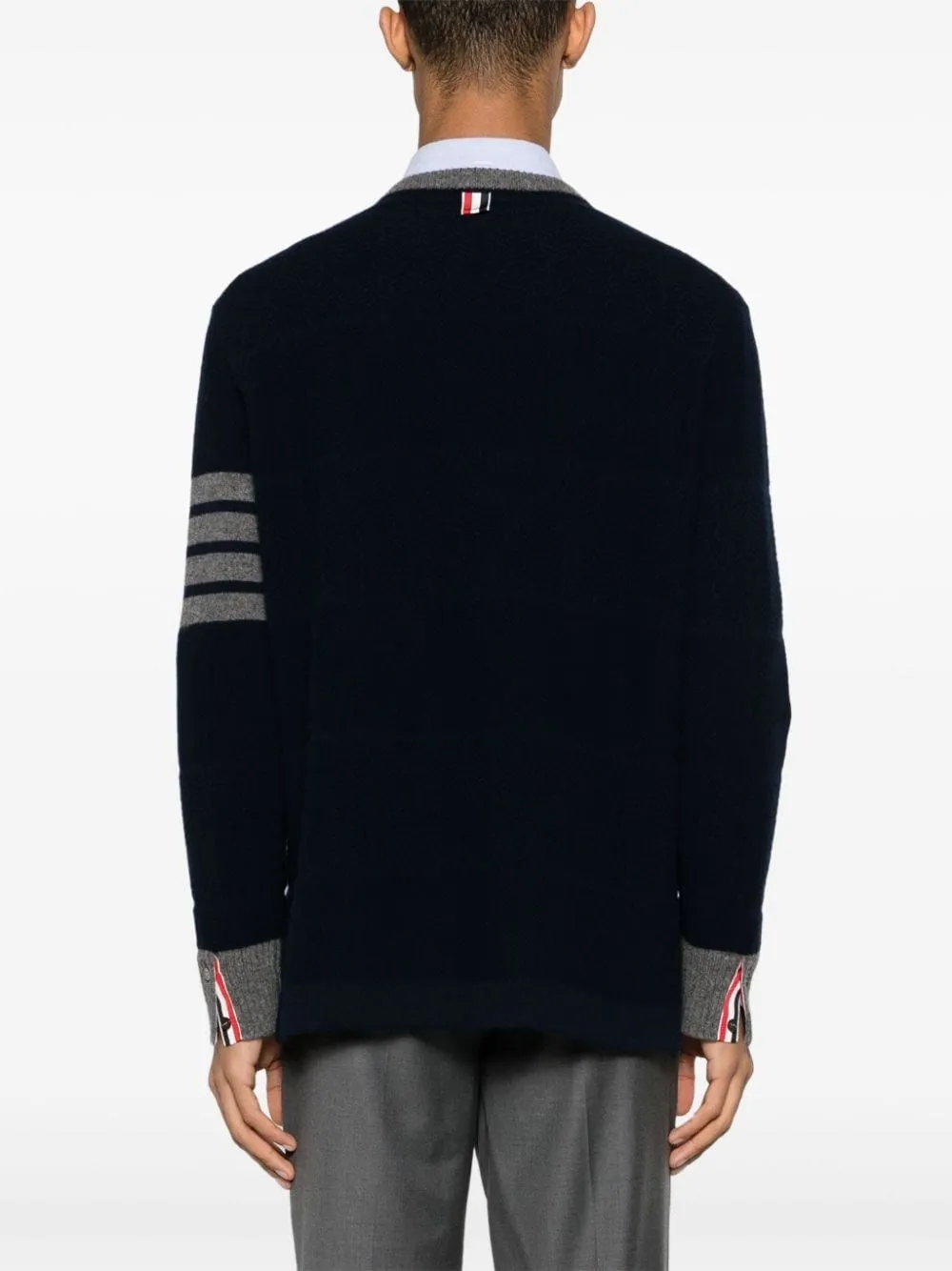   Thom Browne  Maglia in lana merino '4-bar'  