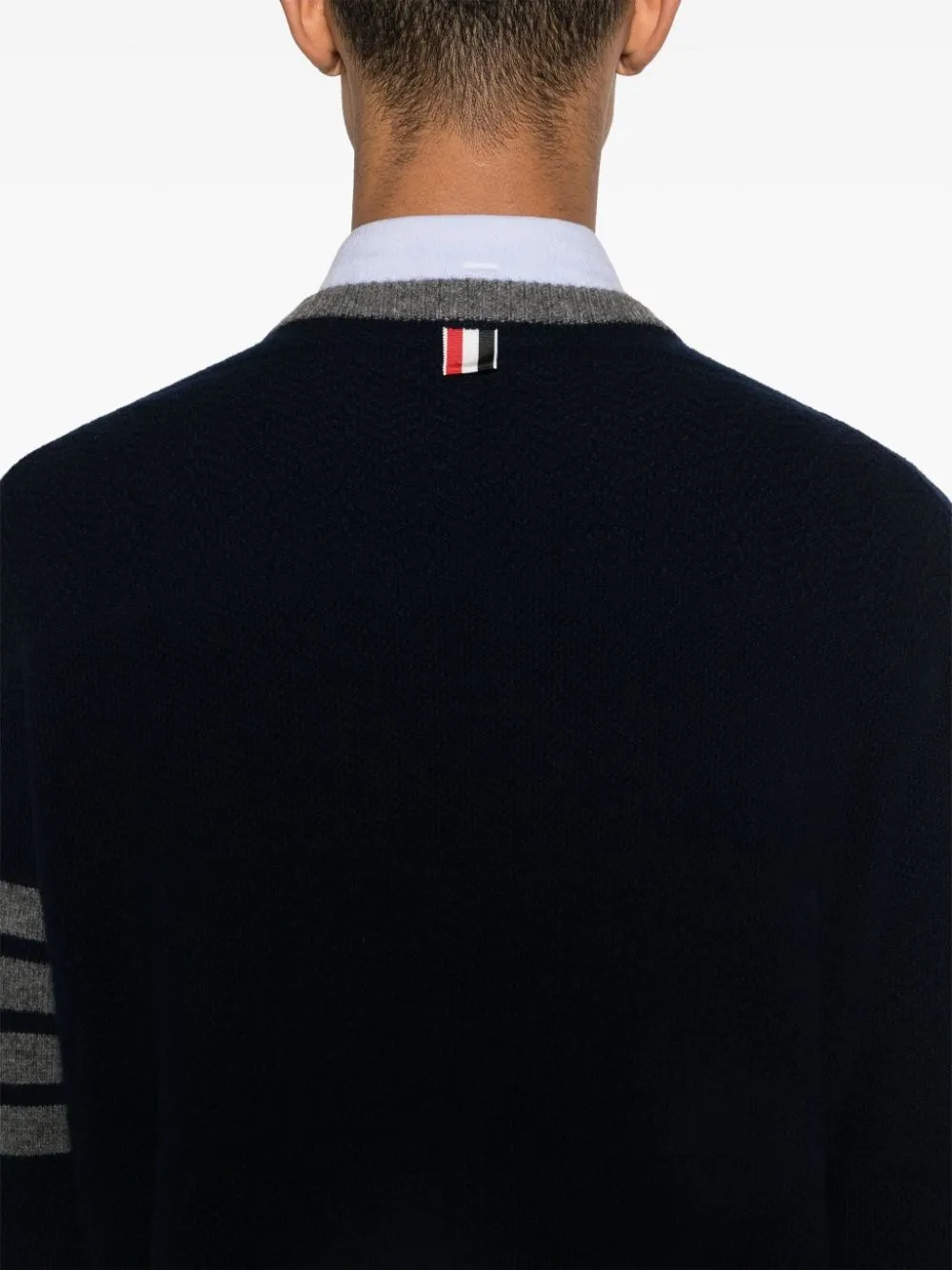   Thom Browne  Maglia in lana merino '4-bar'  