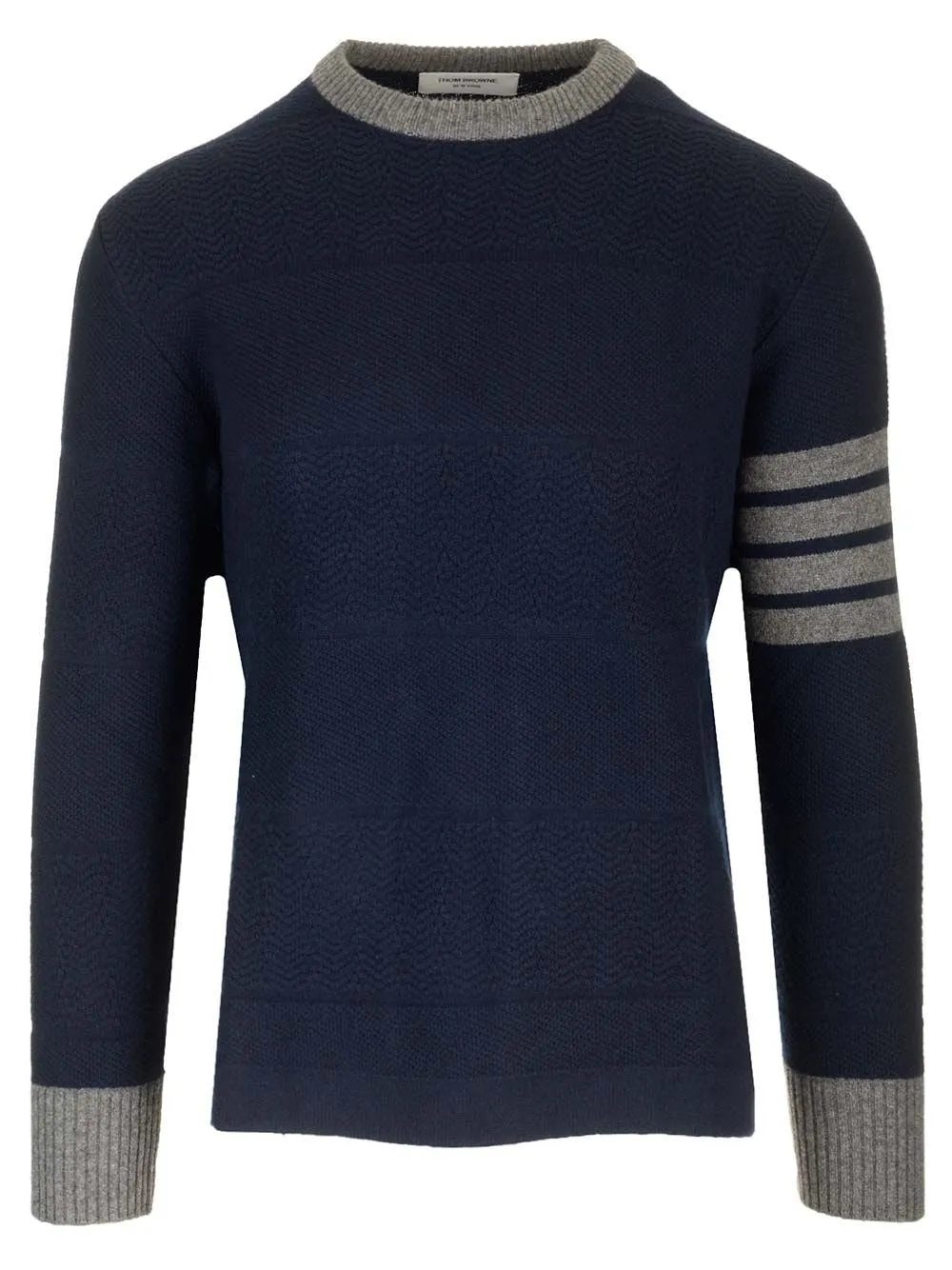   Thom Browne  Maglia in lana merino '4-bar'  