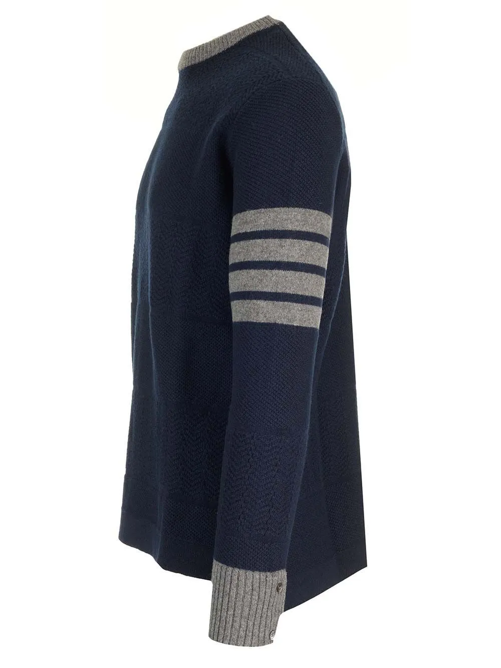   Thom Browne  Maglia in lana merino '4-bar'  