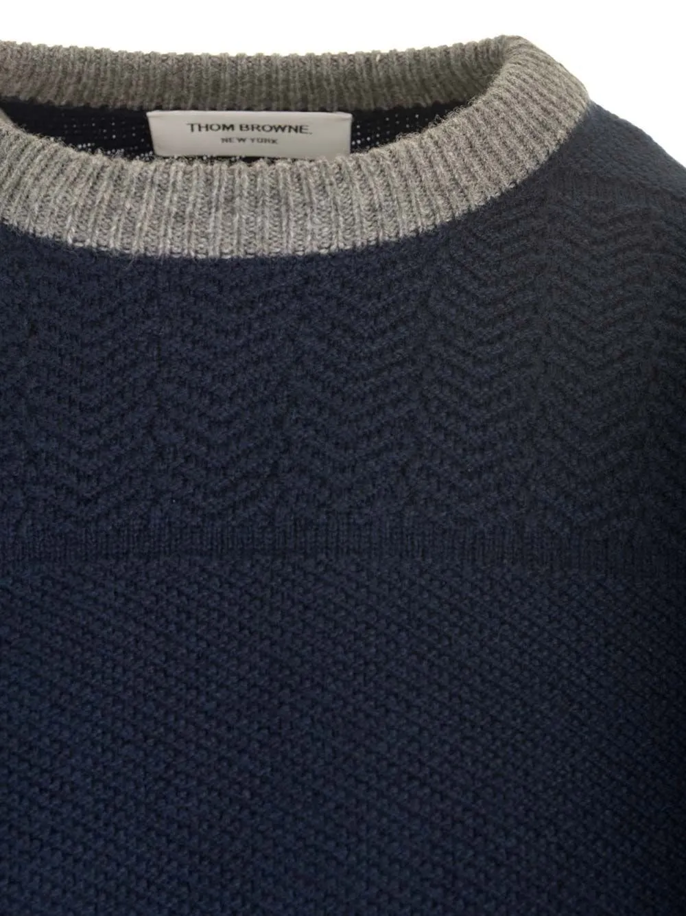   Thom Browne  Maglia in lana merino '4-bar'  