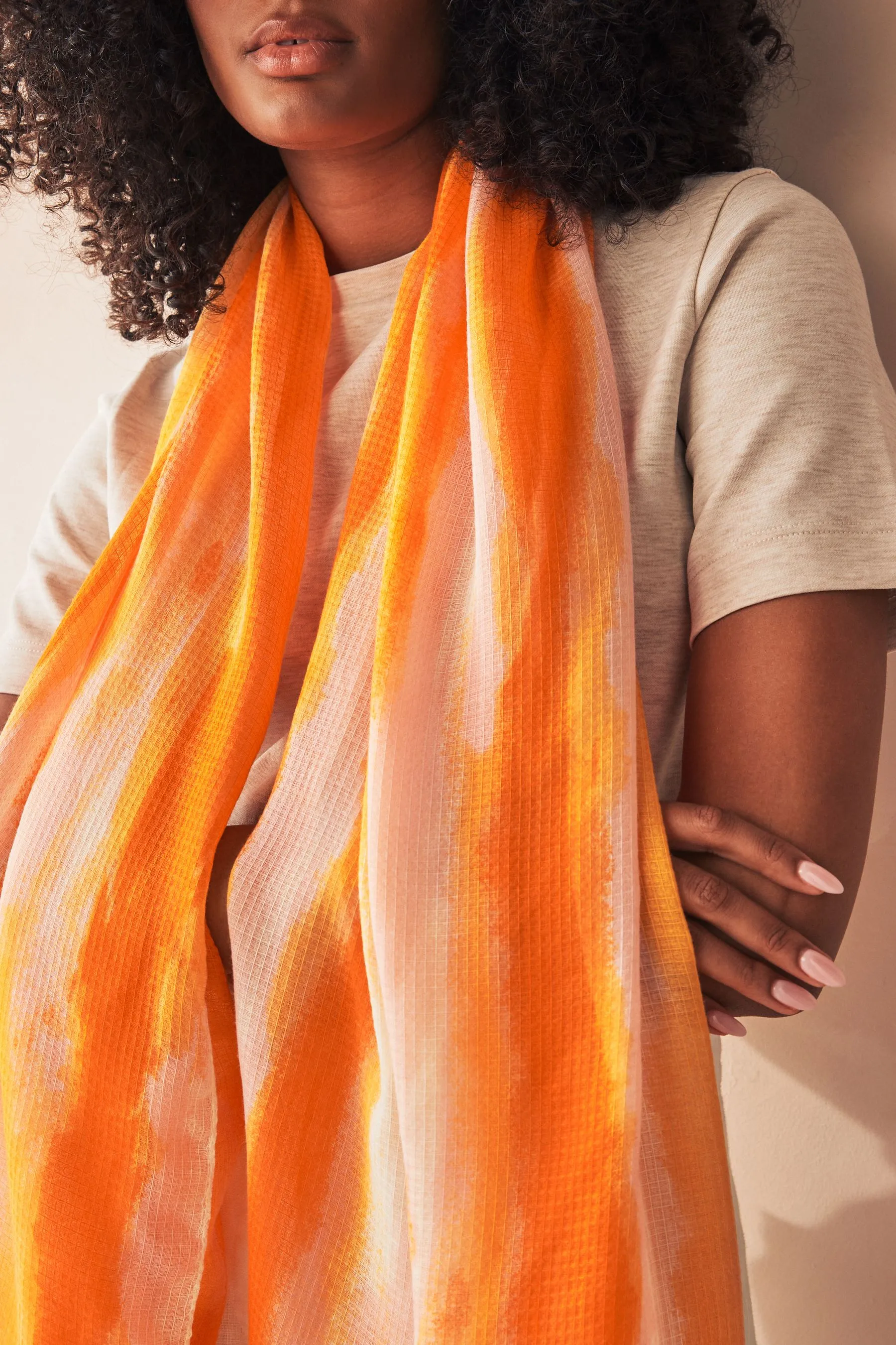 Tie-dye acceso  - Sciarpa leggera