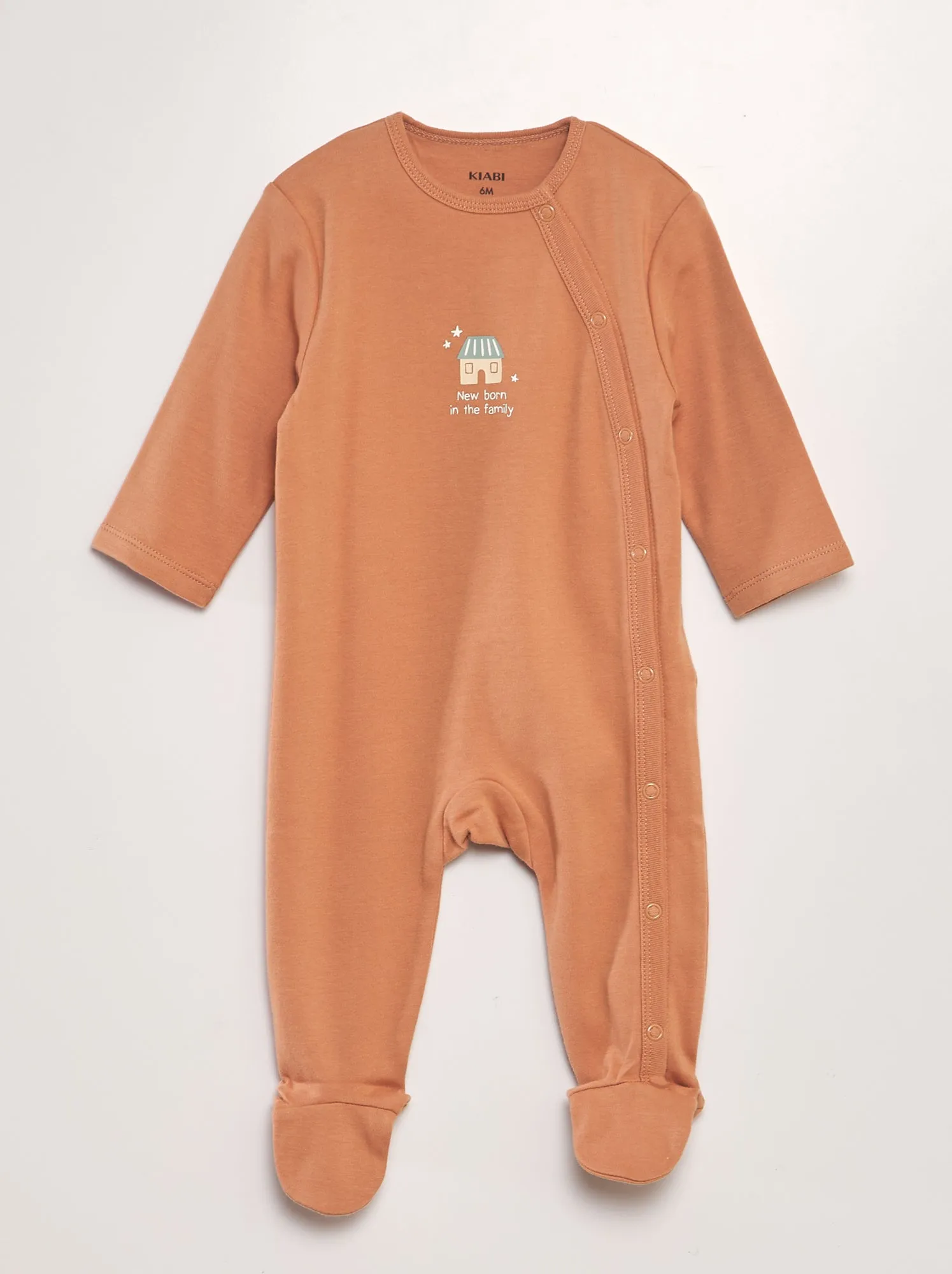 Tutina in jersey - Set di 2 - BEIGE
