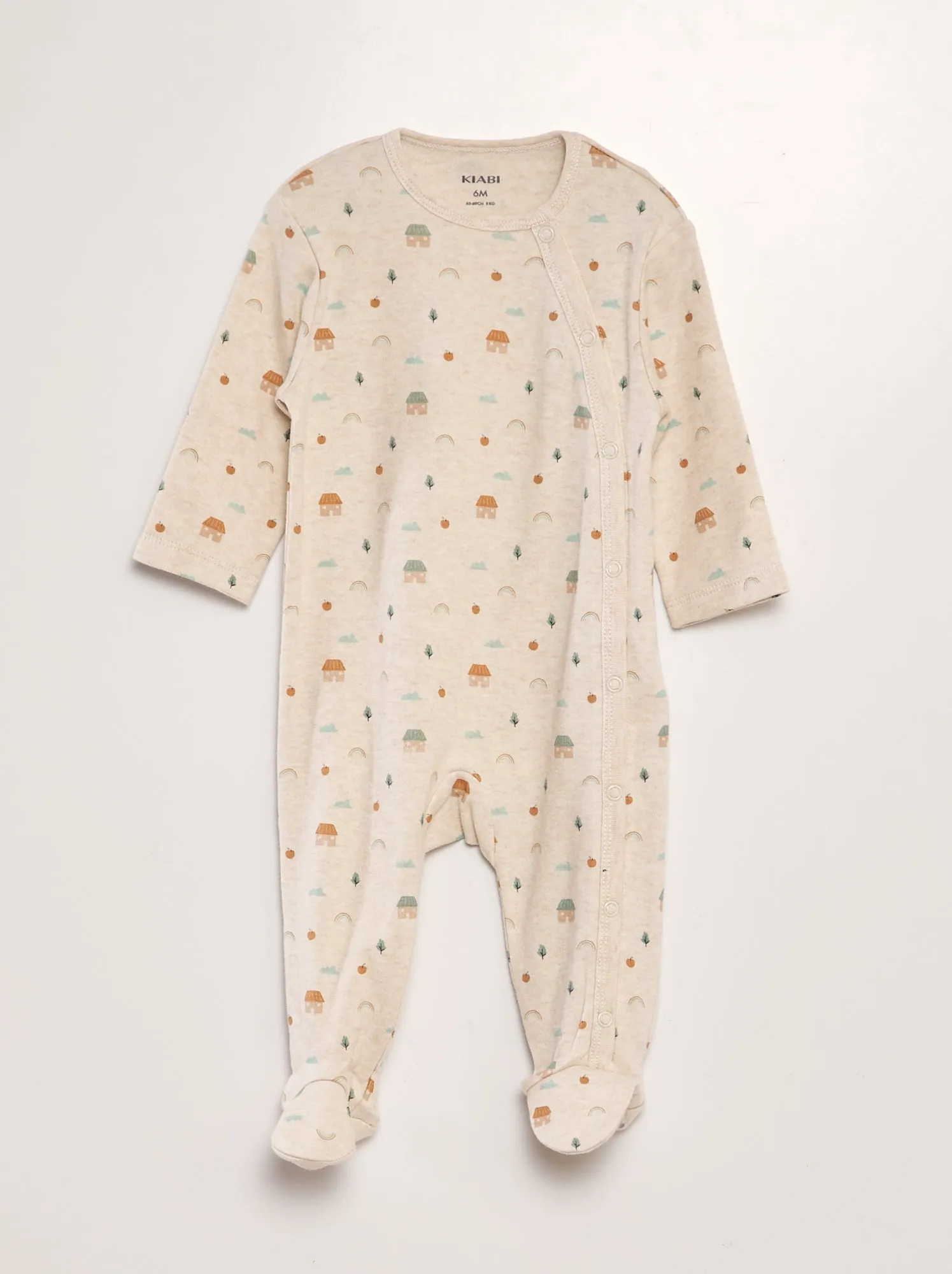 Tutina in jersey - Set di 2 - BEIGE