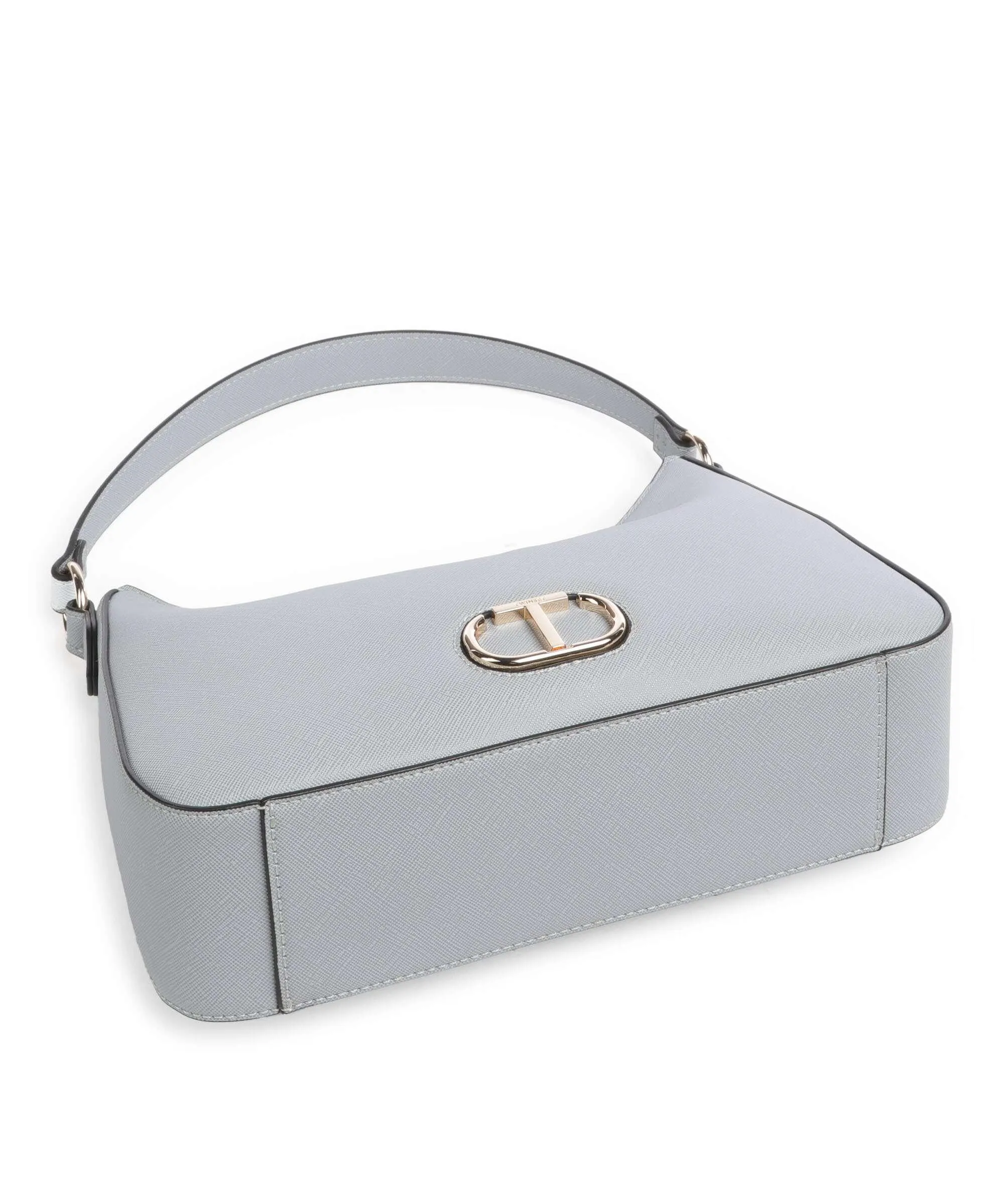  Twinset Saffiano Borsa hobo pelle sintetica blu-grigio  