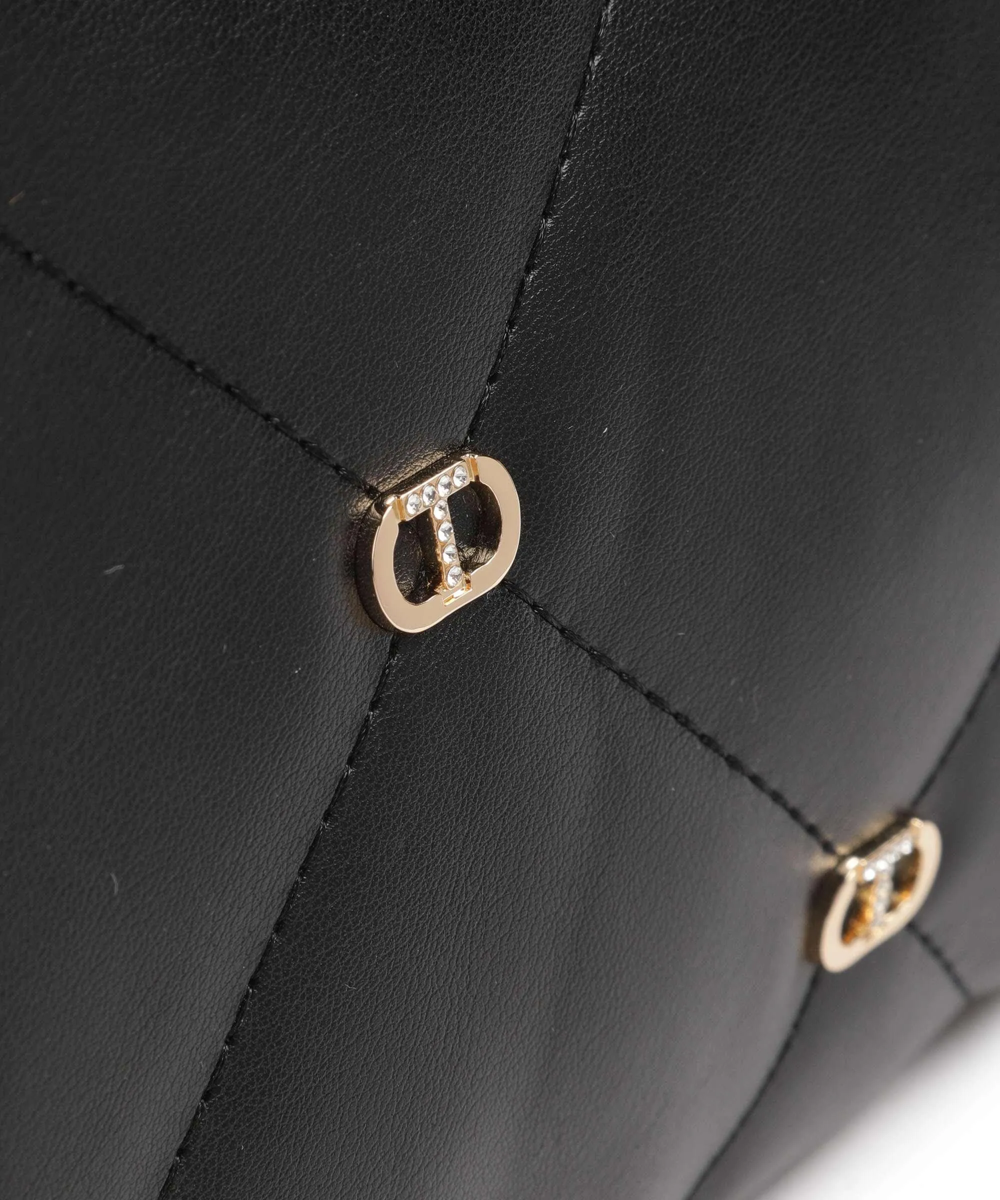  Twinset Via Manzoni Borsa a tracolla pelle sintetica nero  