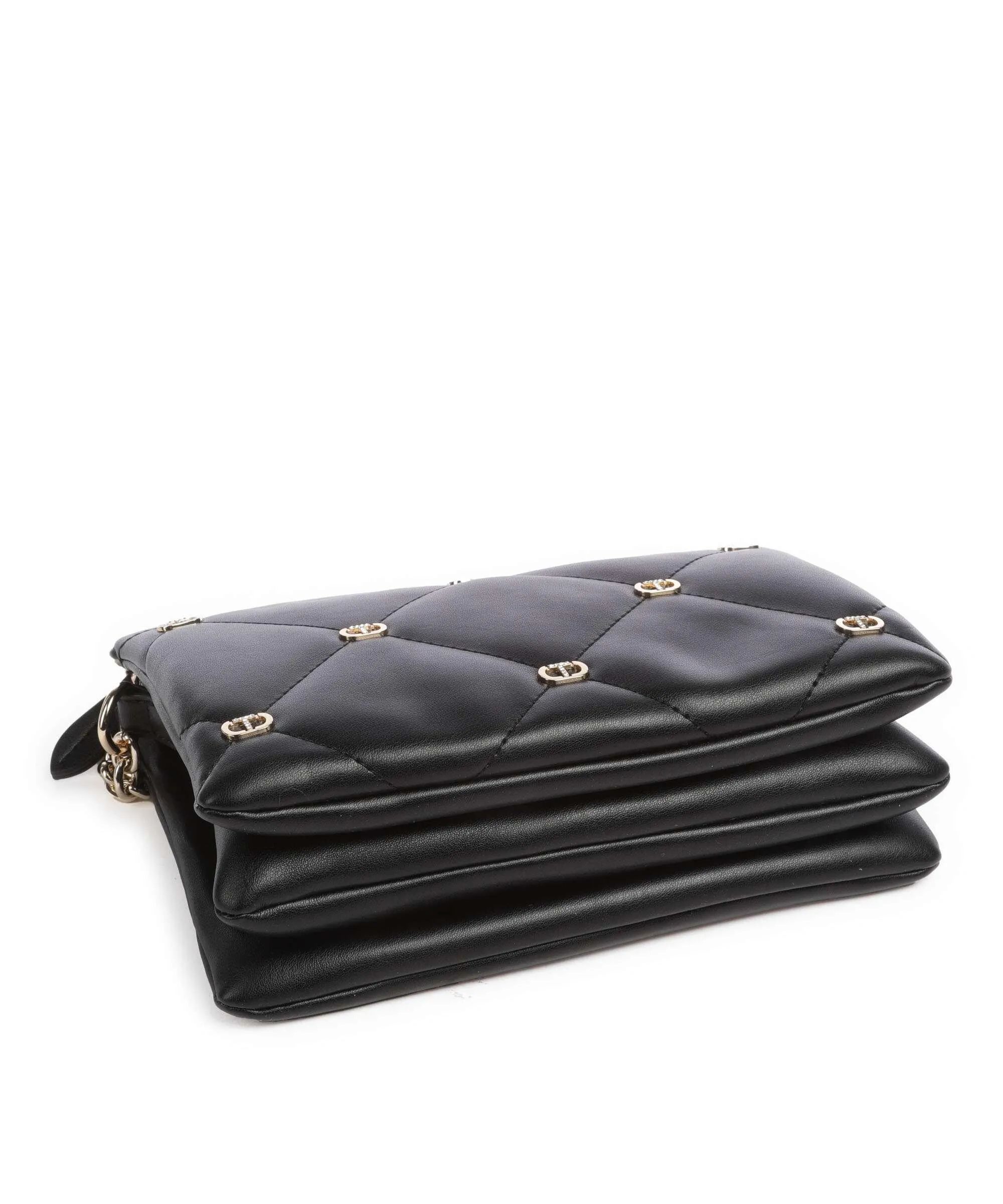  Twinset Via Manzoni Borsa a tracolla pelle sintetica nero  
