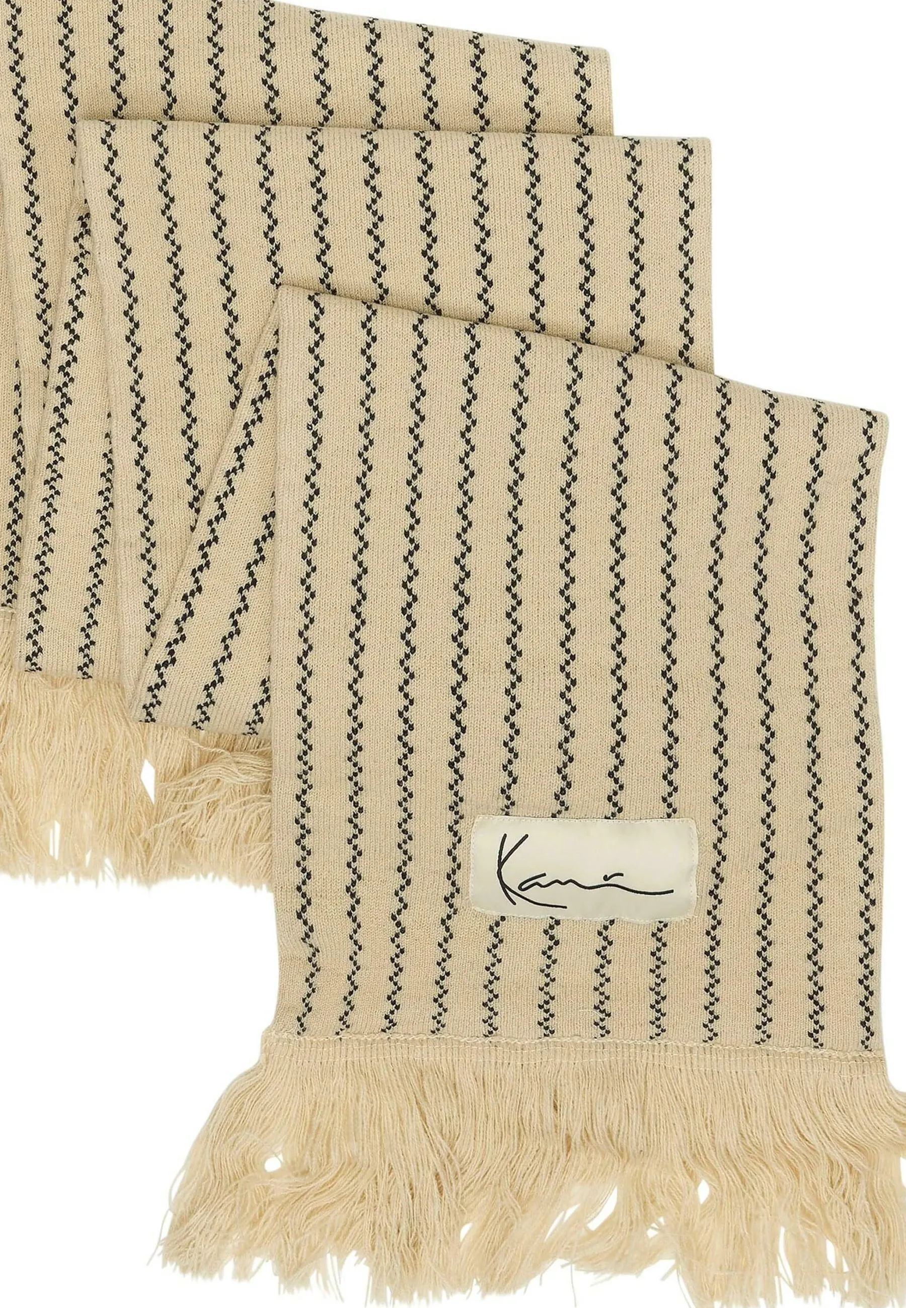WOVEN SIGNATURE ZICZAC PINSTRIPE SCARF - Sciarpa