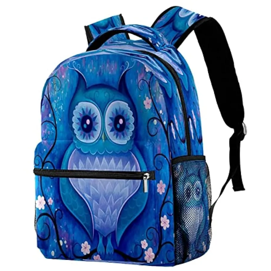 Zaino Casual Classico Di Base Da Viaggio Con Tasche Laterali Per Bottiglia, Zaino Animali In Tazza Per Ragazze Con Spallacci Imb