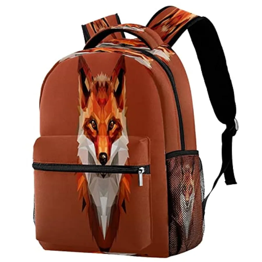 Zaino Casual Classico Di Base Da Viaggio Con Tasche Laterali Per Bottiglia, Zaino Animali In Tazza Per Ragazze Con Spallacci Imb